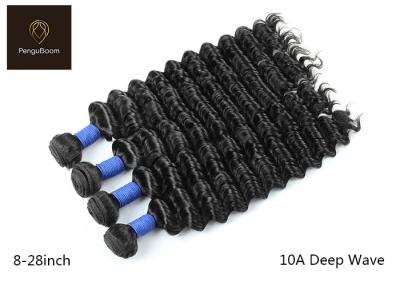 China 50.8cm 20 Inch Human Hair Bundles Deep Wave Human Hair Weave True To Length for sale