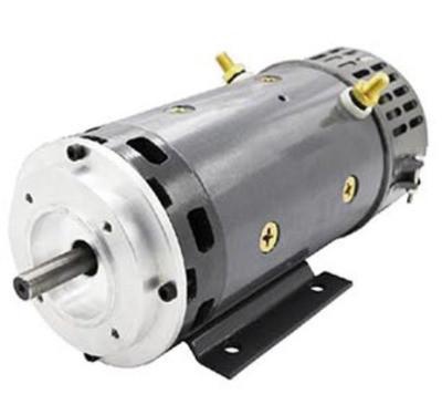 China 24v/12v 3kw motor eléctrico de tracción, S2 7min con B3, B5, B14 brida en venta