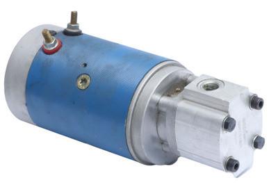 China 12v/24v 2kw Motor Pump Electric Gear Oil Pump Wide Speed Range for sale