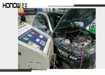 China 3 / 8 HP Compressor Automotive AC Recovery Machine A / C System Flushing / Cleaning for sale