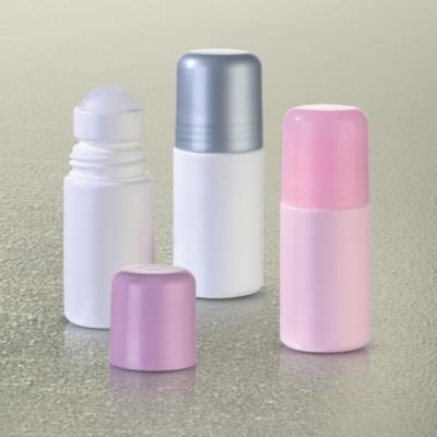China Empty Deodorant Essential Oil Roll On Plastic Bottle Perfume Roller Ball Attar Bottle for sale