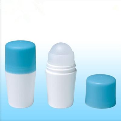 China 15ml Clear Body Perfume Paste Roll On Plastic Bottle With Round Roller Ball for sale