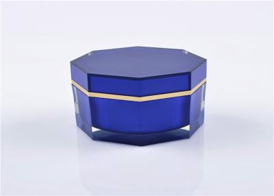 China tarro cosmético octagonal de acrílico 100g que empaqueta para las cápsulas poner crema/de la medicina en venta