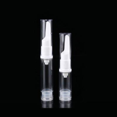 China Empty Airless Skincare Cosmetic Pump Bottle For  Eye Cream Serum Emulsion 10ml 15ml for sale
