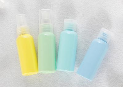 China Plastic Pet Cosmetic Travel Kit 30ml 50ml OEM With Pump Sprayer Screw Cap for sale