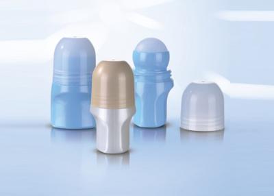 China Botellas blancas de Rollerball del aceite esencial del plástico 30ml con la pantalla de seda del rodillo grande en venta