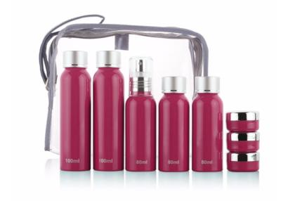 China Pump Sprayer Bottle Travel Kit , 8PCS Travel Size Bottle Set Cosmetic Packaging for sale