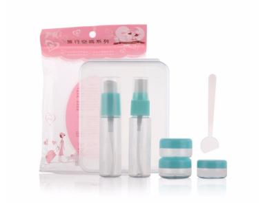 China Non Spill 6PCS Travel Bottle Set Plastic Cosmetic 120ml With Pump Sprayer for sale