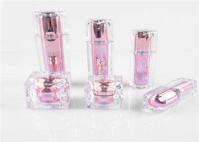 China Empty Plastic Cosmetic Cream Jars ISO9001 Hot Stamping OEM With Screw Cap for sale