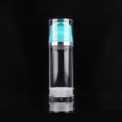 China OD44 15ml 0.5oz Plastic Shampoo Airless Pump Dispenser Bottles Bulk for sale