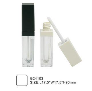 China Tubo blanco del lustre del labio del labio de la botella cosmética al por mayor del lustre en venta
