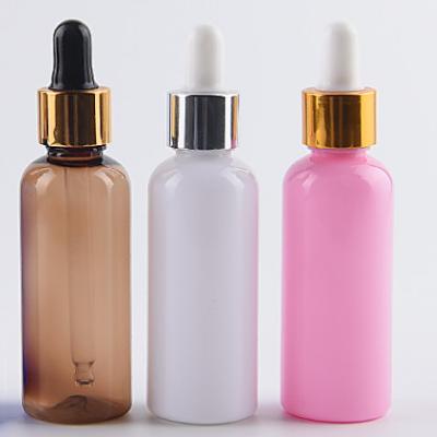 China Colorful Empty PET Plastic Drop Bottle For Hair Styling Products for sale