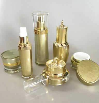 China Luxury Acrylic Cosmetic Plastic Packaging For Moisture Lotion Cream Serum for sale