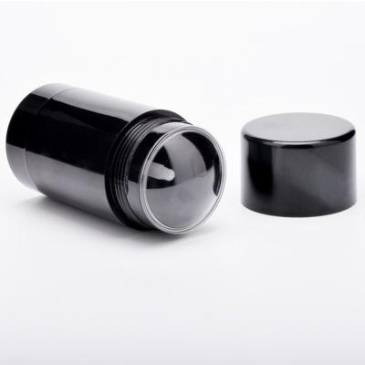 China Tubos recargables cosméticos vacíos negros 30g 50g del desodorante en venta