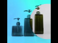 Wash Soap Hand Sanitizer Empty 500ml Clear Plastic PET Pump Bottle With Pump