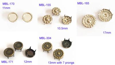 China Silver Brass Nailheads, Round Metal Studs for Leather Decorating,Decorative Leather Nailheads Trimming for sale