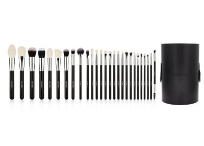 China Vonira 27 Pieces Luxury Makeup Brushes Set With Brush Cylinder for sale