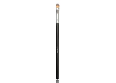 China High Quality Small Makeup Concealer Brush With Matte Black Wood Handle for sale