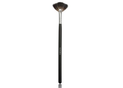 China High Quality Small Soft Fan Makeup Brush With Natural Racoon Hair for sale