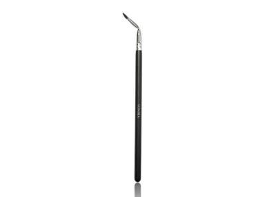 China Bent Eye Liner Brush With High Quality Straight Synthetic Hair for sale