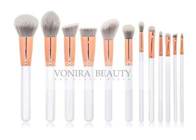China 12PCS Vegan Synthetic Hair Private Label Makeup Brushes Wholesale Collection for sale