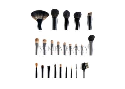 China Private Label Deluxe Natural Hair Makeup Brushes Custom Top Rated Makeup Brushes for sale