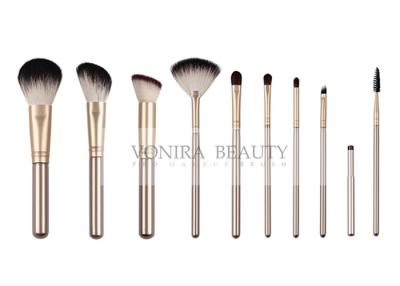 China Brilliant Quality Goat Hair Makeup Brushes / Resilient Ultra Fine Synthetic Hair Makeup Brushes for sale