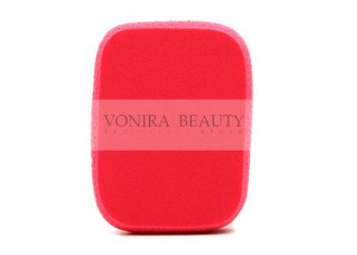 China Girl Beauty Red Square Shaped Liquid Foundation Sponge Puff Ultra Soft for sale