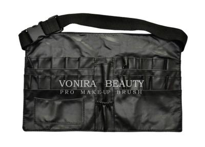China New style Faux Leather Makeup Brush Apron Tool Bag with Belt for sale