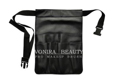 China 6 Pockets Professional Cosmetic Makeup Brush Bag With Artist Belt Strap for sale