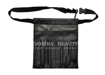 China Faux Leather Small Hip Makeup Brush Artist Waist Bag With Belt Strap for sale