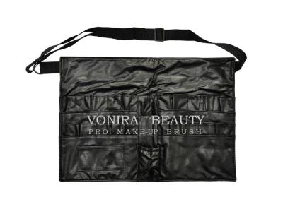 China Pro Makeup Bag Apron 20 Pockets Cosmetic Brush Case Artist Belt Strap Holder Tool for sale