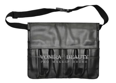 China Pro Cosmetic Makeup Brush Apron Bag Artist Belt Strap Holder Black for sale
