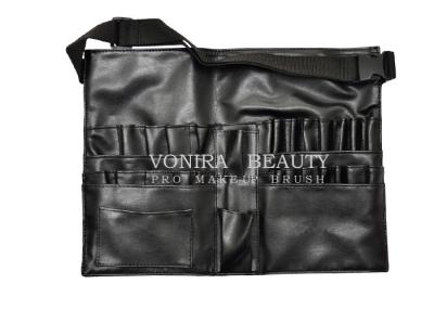 China Best Selling Faux Leather Makeup Brush Tool Apron / Belt With Strap Light Weight for sale