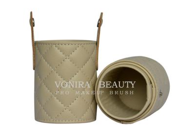 Chine Stockage cosmétique de voyage de caisse de stylo de sac de conteneur de support de brosse de maquillage de cuir d'unité centrale à vendre