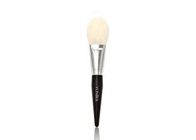 China Elite White Slight Tapered Blush Organic Makeup Brushes / Cosmetic Brush Set for sale