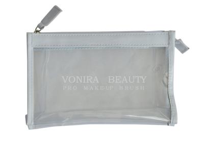 China Waterproof Clear Transparent PVC Handbag Makeup Bag With Zipper for sale