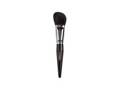 China Luxury Beveled powder makeup brush With Amazing soft And Dense Dark Brown XGF Goat Hair for sale