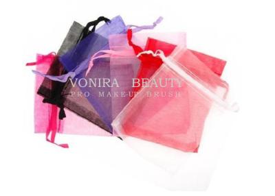 China Sacos misturados feitos sob encomenda do presente do favor do casamento do partido da joia dos sacos de cordão de Organza da cor à venda