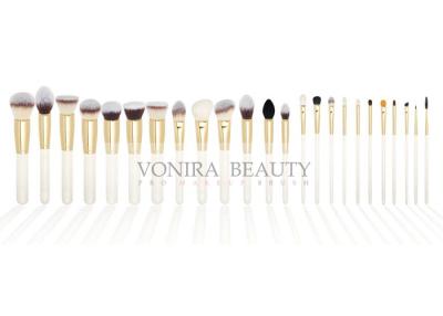 China Custom Private Label Middle Quality Travel Makeup Brushes 24pcs Professional Black Brush Set for sale