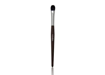China Oval Eye Shadow Luxury Makeup Brushes Luxe Gray Squirrel Hair , Foundation Blending Brush for sale
