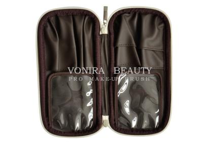 China Premium Makeup Brushes Bag Case Multi-function Folio Handbag for Cosmetics Brush Kits for sale