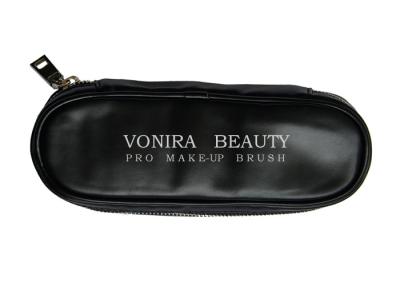 China High Quality Women Makeup Brush Bag Vintage Cosmetic Pouch PU Leather Travel Toiletry Holder for sale