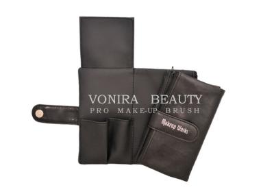 Китай Черное портмоне перемещения держателя карандаша сумки муфты крена макияжа мешка ПУ косметическое продается