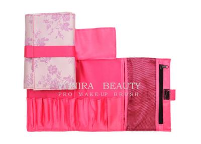 China Women Travel Clutch Cosmetic Storage Roll Up Makeup Bag With Holder for sale