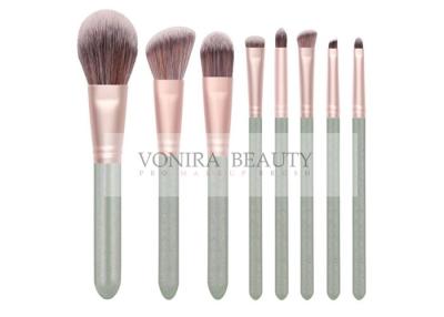 China Essential 8 Pcs Synthetic Makeup Brushes Cosmetic Tool Kit , Wood Handle for sale