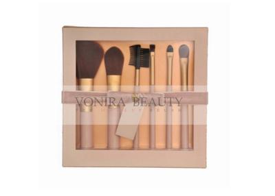 China 6 PCS Mini Gift Packing Essential Makeup Brushes / Vegan Makeup Brushes for sale