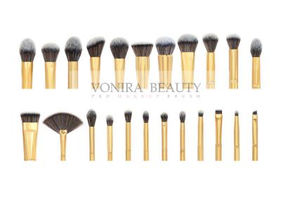 China Private Label Cosmetic Brushes Eyeliner Eye Brow Foundation Powder Liquid Cream 23 Pieces for sale