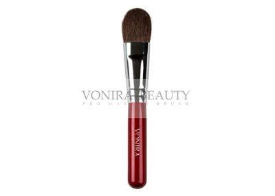 China Natural Bristle Paddle Highlight Pony Hair Makeup Brushes For Bronzer / Contour / Blush Private Label for sale