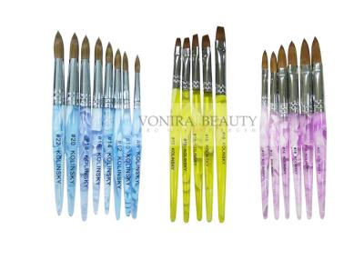 China Super Collection Of  Kolinsky Sable Acrylic Nail Brush For Carving And Painting for sale